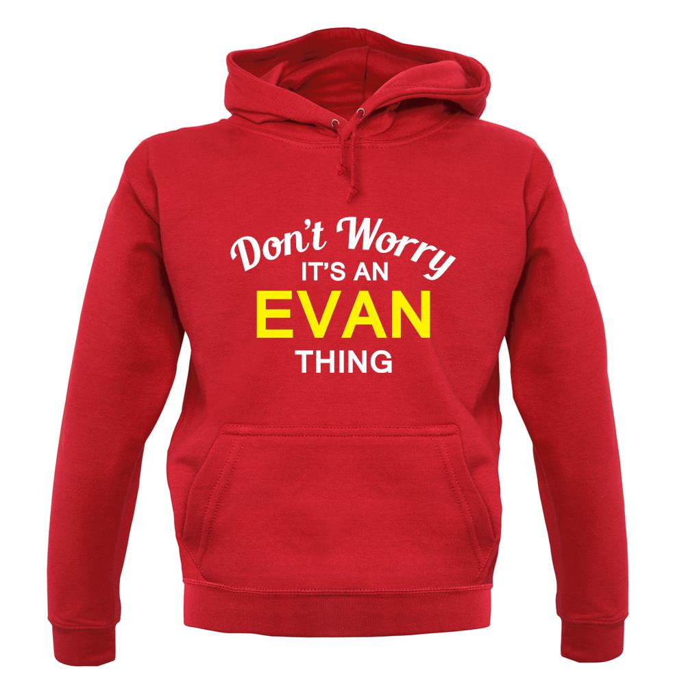 Don't Worry It's an EVAN Thing! unisex hoodie
