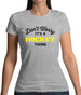 Don't Worry It's A Hockey Thing Womens T-Shirt