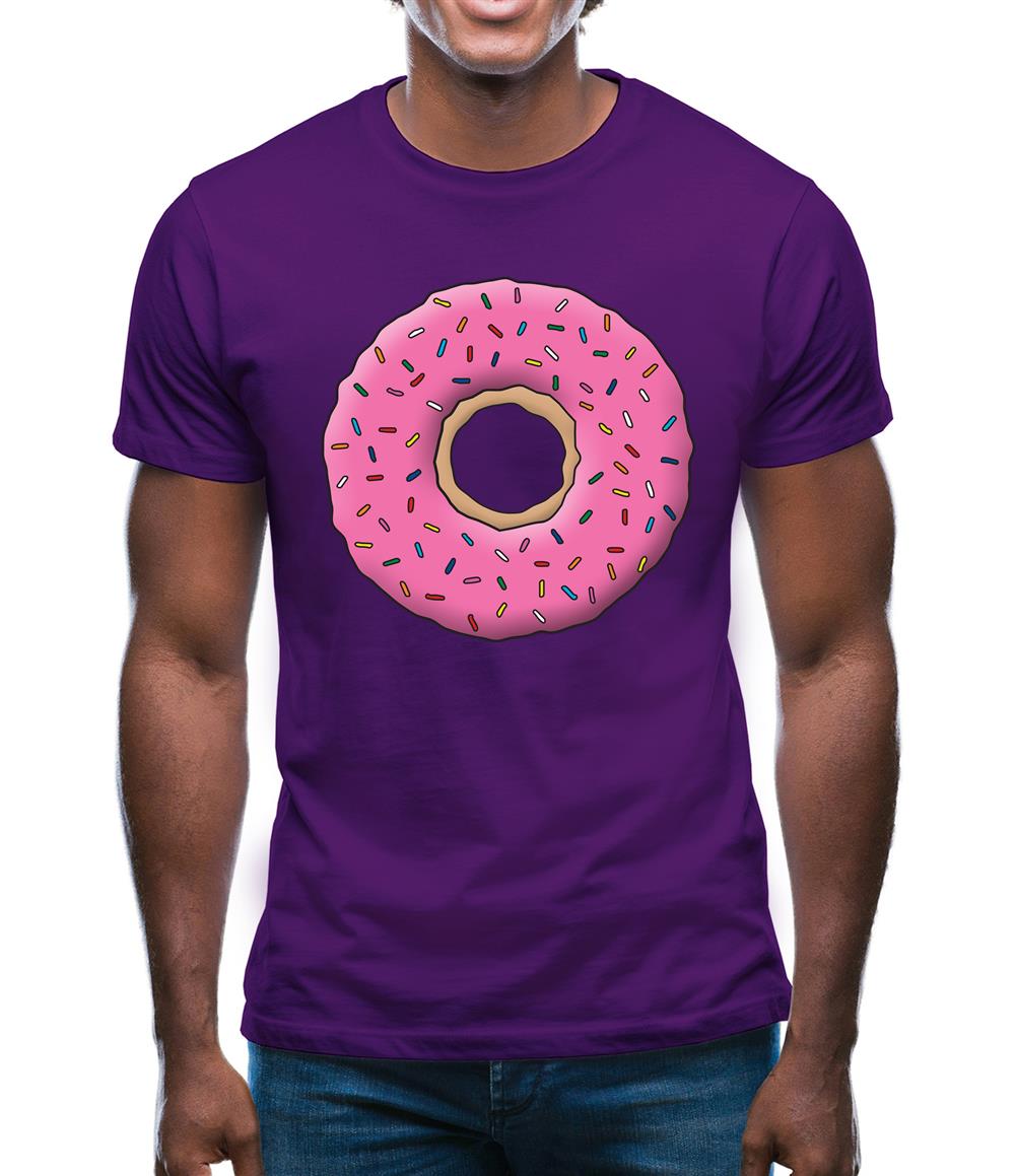 Doughnut Colour Mens T-Shirt