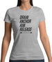 Draw, Anchor, Aim, Release Womens T-Shirt