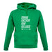 Draw, Anchor, Aim, Release unisex hoodie