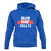 Draw, Paint, Create Unisex Hoodie