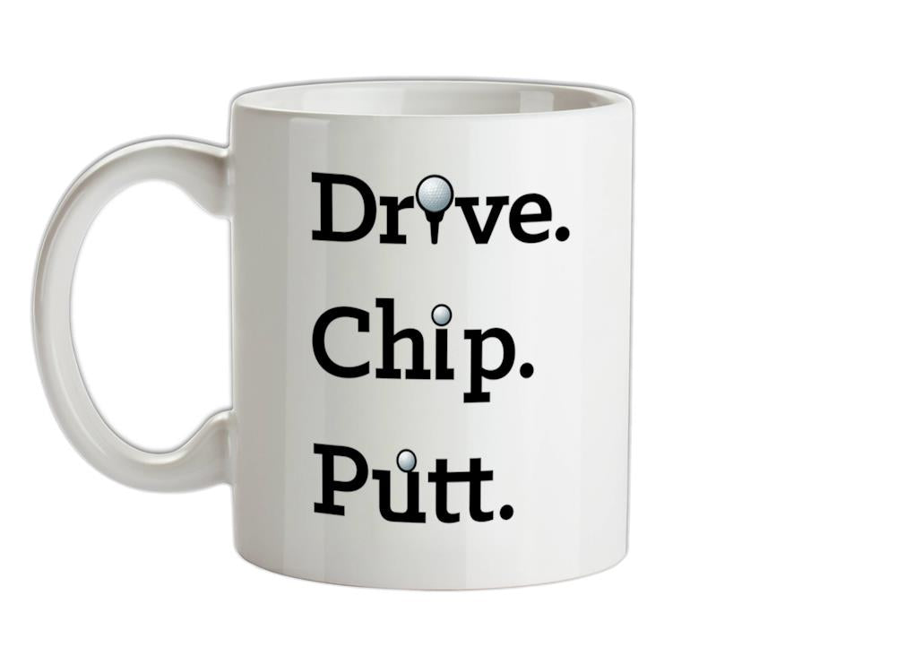Drive Chip Putt Ceramic Mug