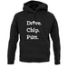 Drive Chip Putt unisex hoodie