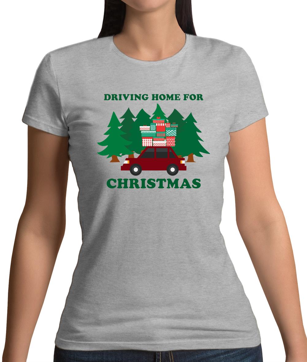 Driving Home For Christmas Womens T-Shirt