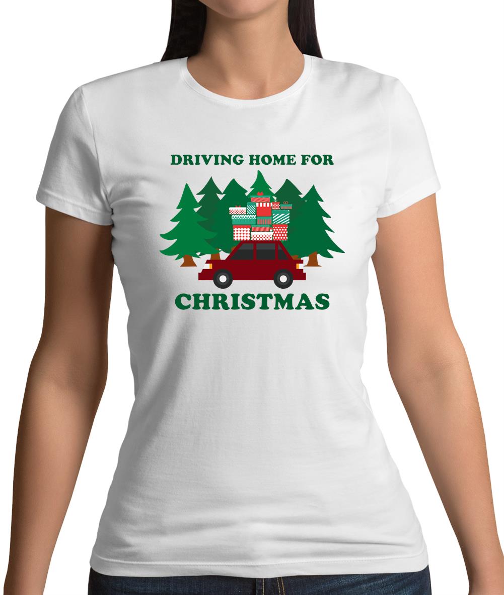 Driving Home For Christmas Womens T-Shirt