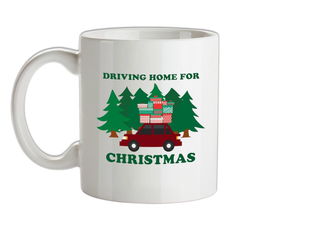 Driving Home For Christmas Ceramic Mug