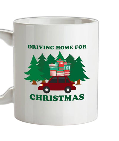 Driving Home For Christmas Ceramic Mug