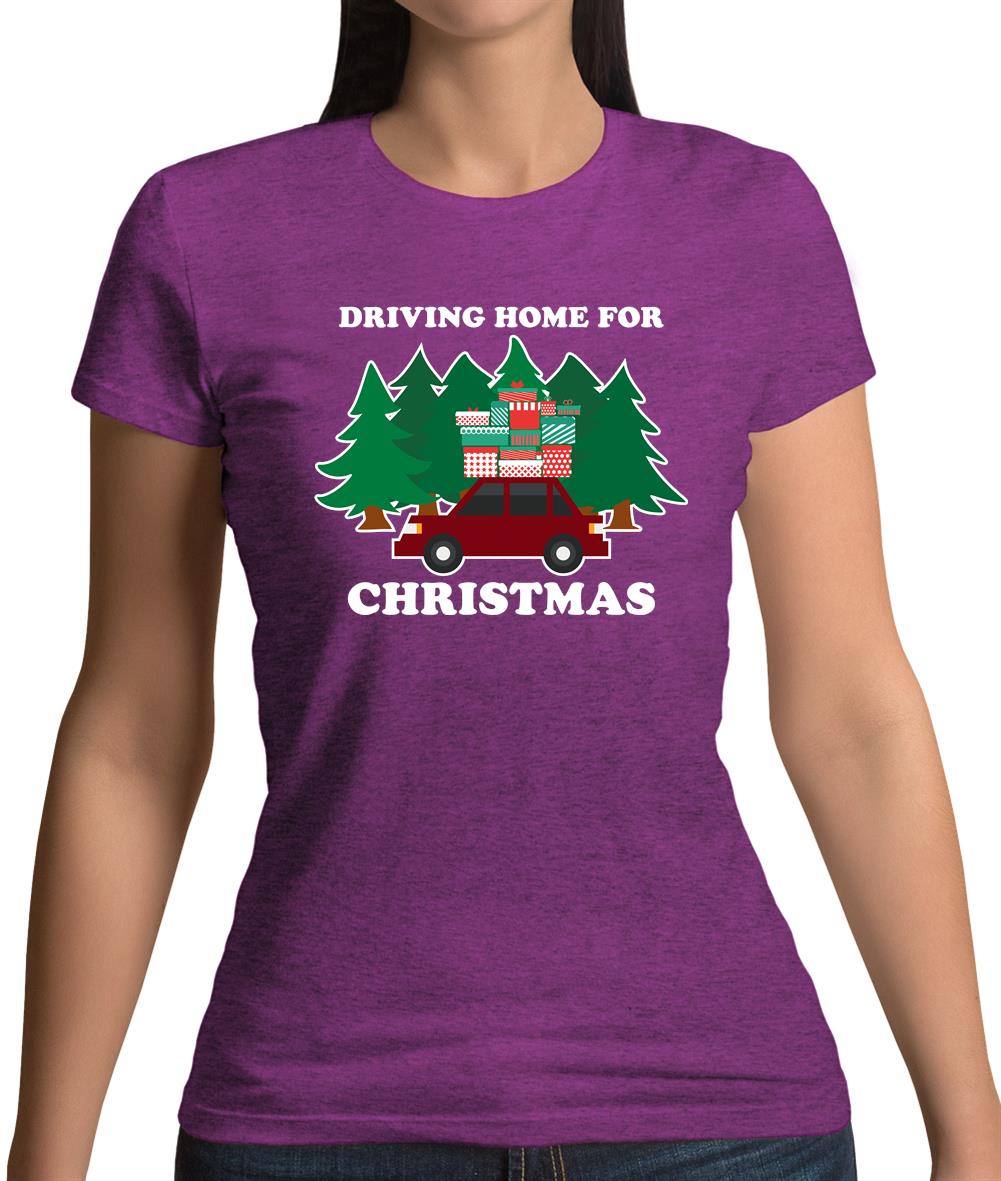 Driving Home For Christmas Womens T-Shirt