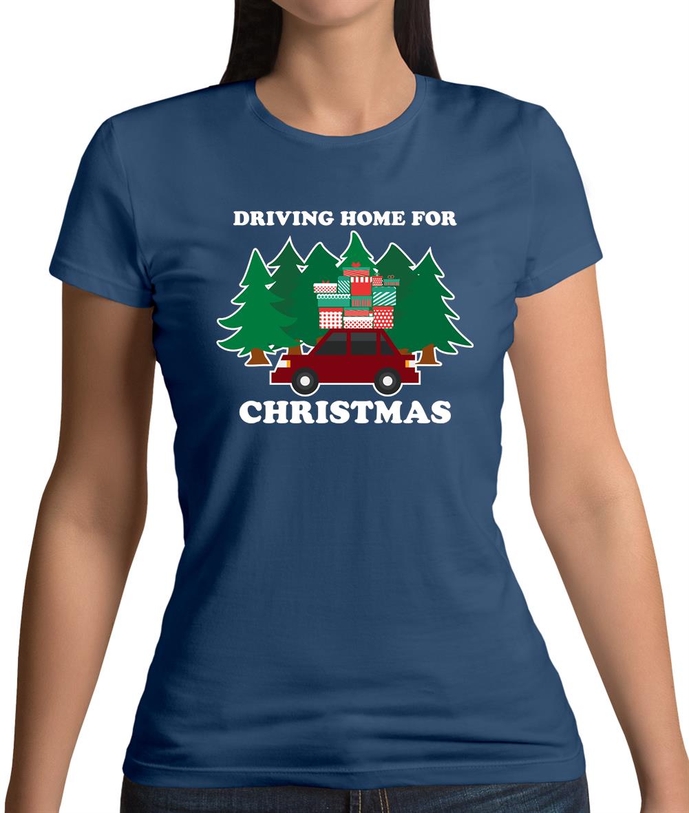 Driving Home For Christmas Womens T-Shirt