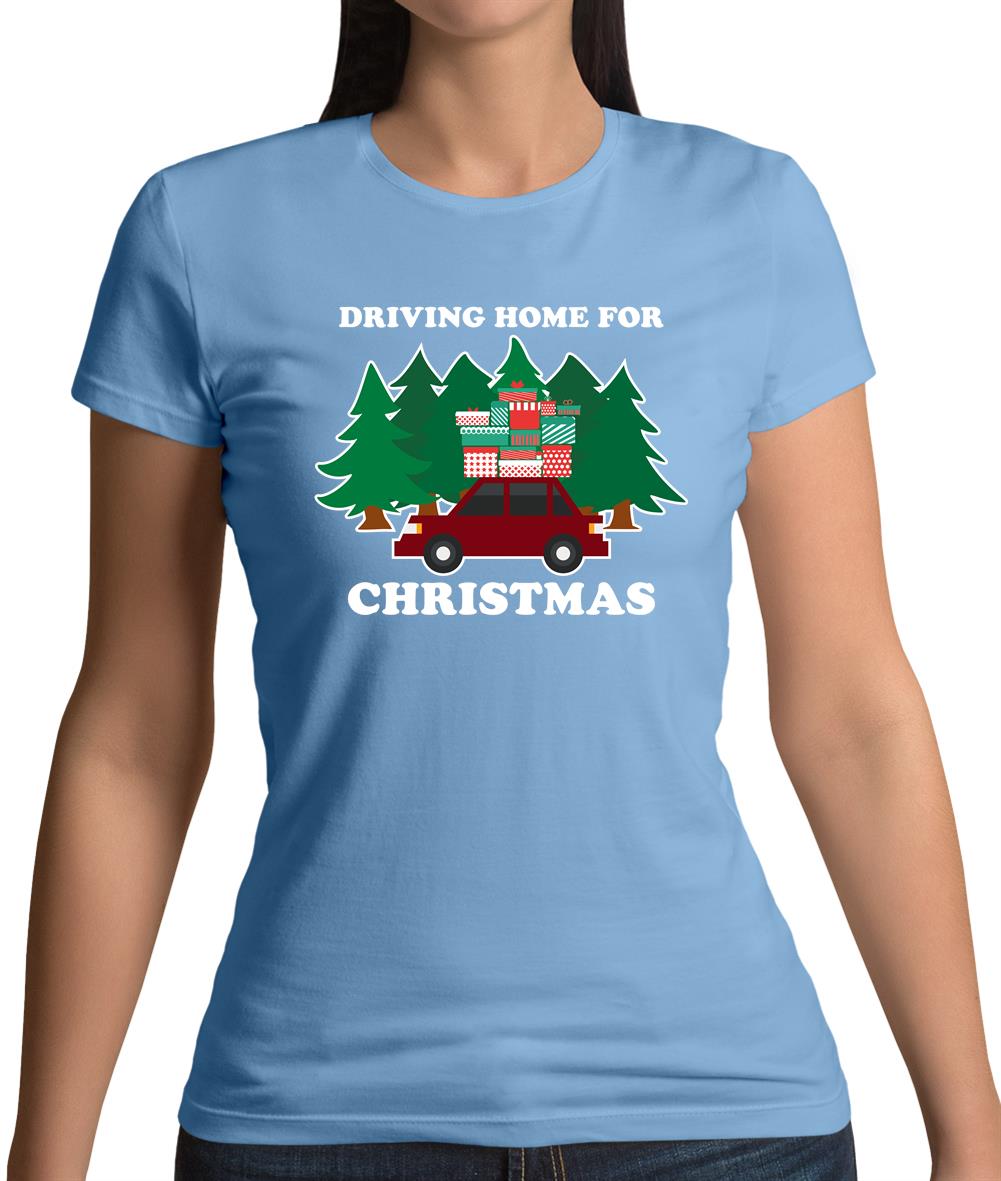 Driving Home For Christmas Womens T-Shirt