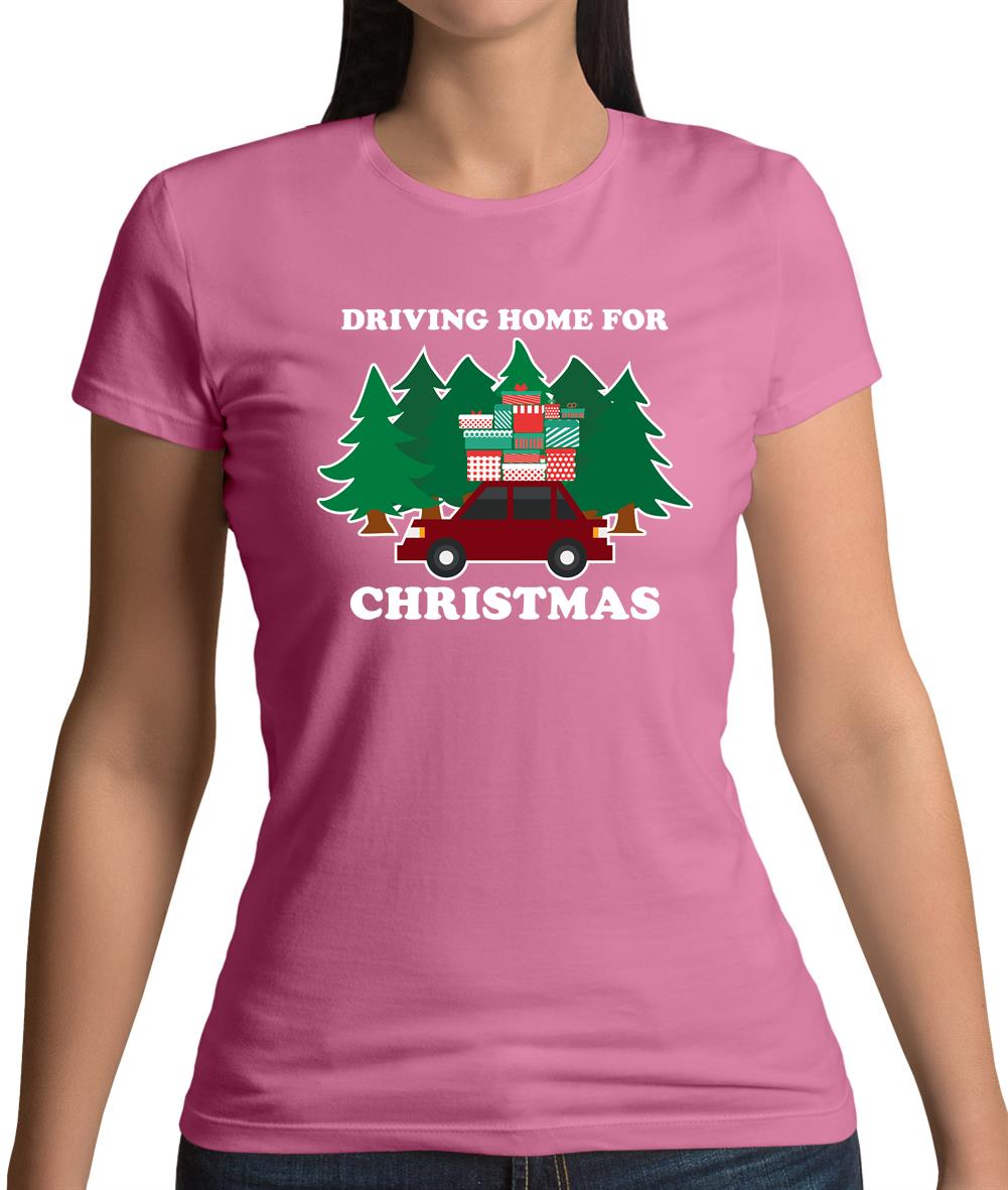 Driving Home For Christmas Womens T-Shirt