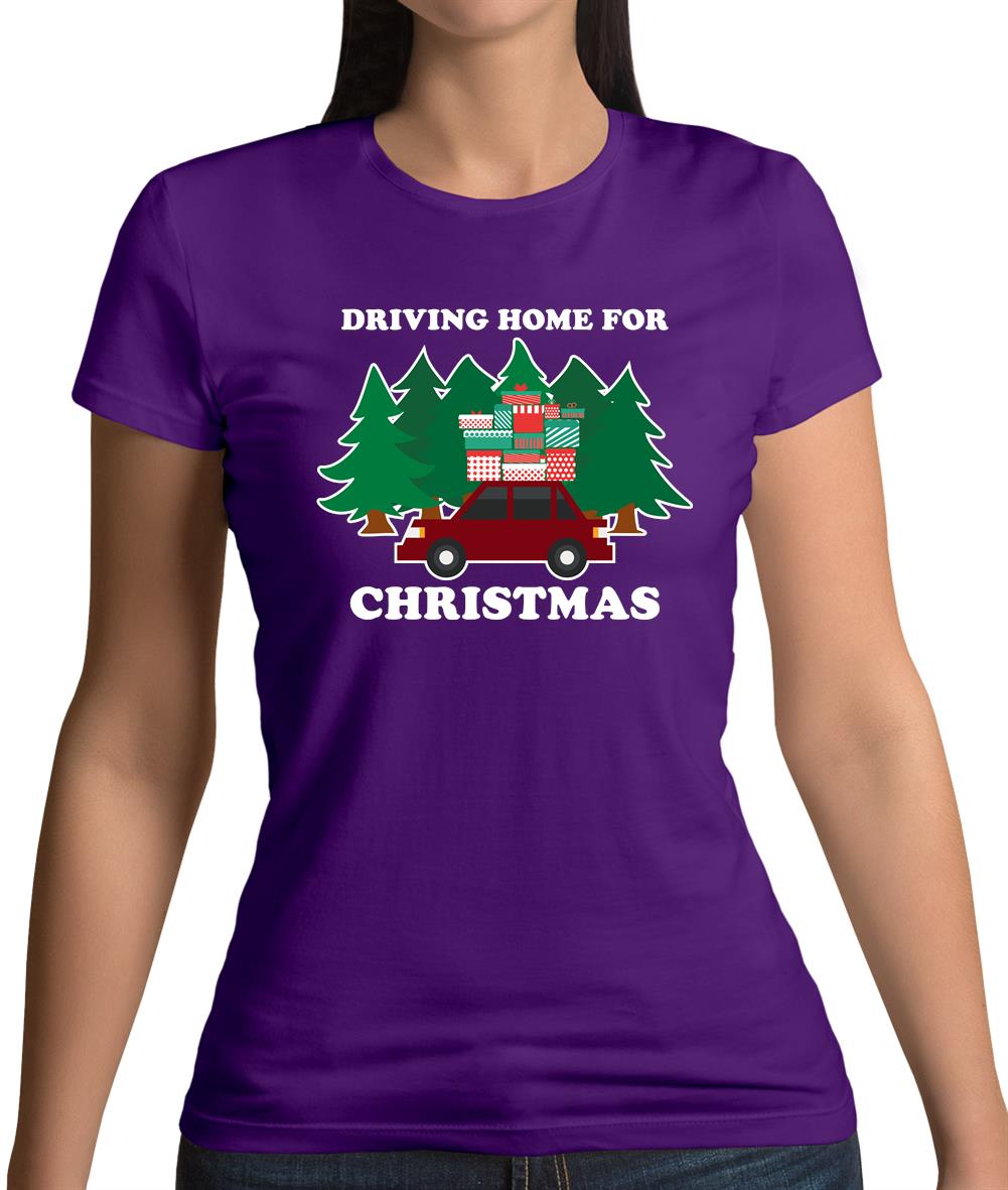 Driving Home For Christmas Womens T-Shirt