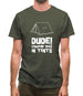 Dude! Camping Was In Tents Mens T-Shirt