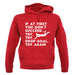 If At First You Don't Succeed Try Try Drop Goal Unisex Hoodie