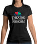 Theatre, Because Reality Is Overrated Womens T-Shirt