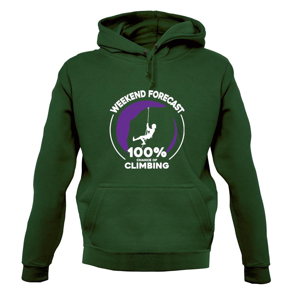 Weekend Forecast Climbing Unisex Hoodie