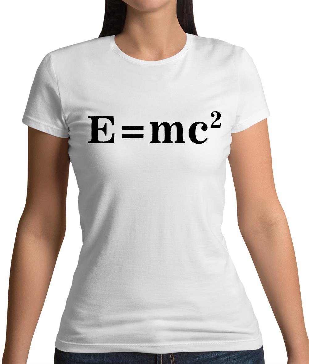E=Mc2 Womens T-Shirt