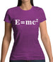 E=Mc2 Womens T-Shirt