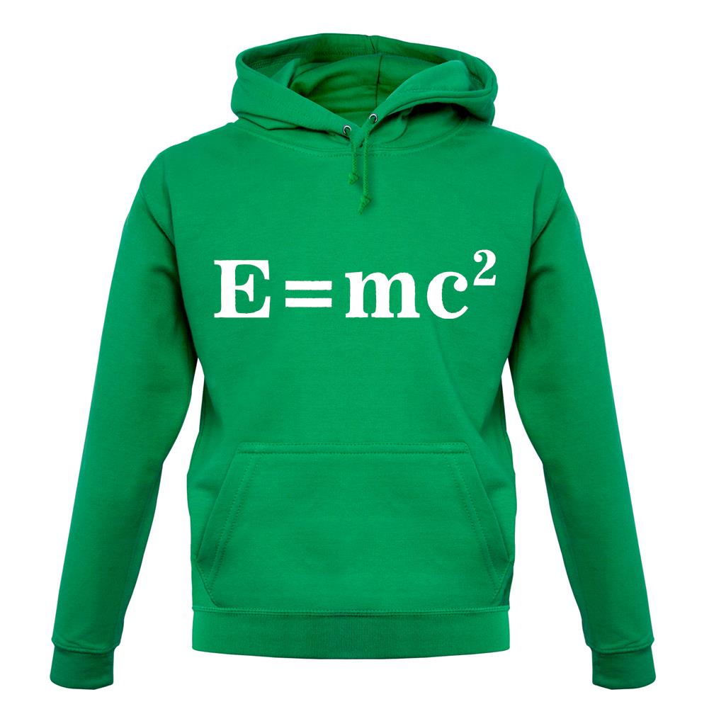 E=Mc2 unisex hoodie