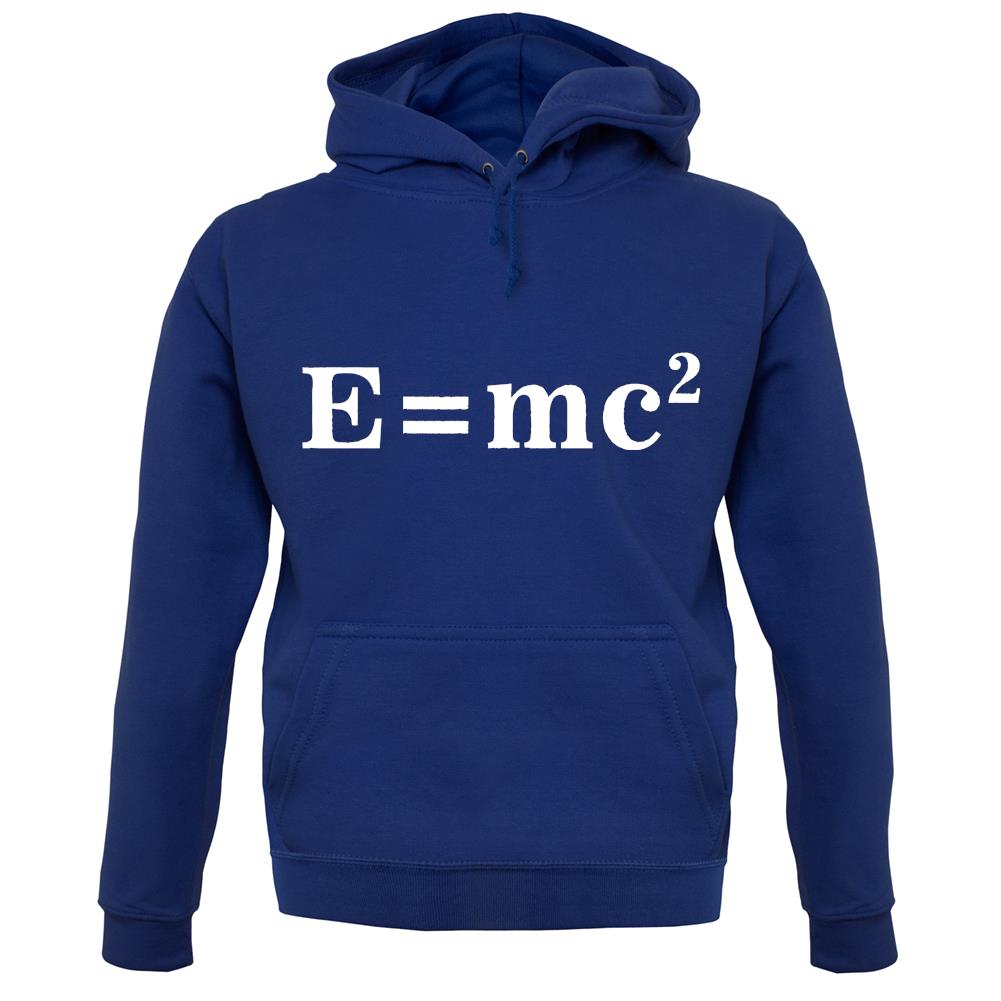 E=Mc2 unisex hoodie