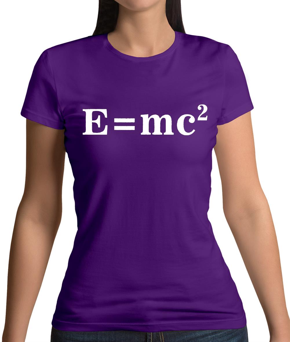 E=Mc2 Womens T-Shirt