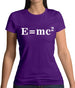 E=Mc2 Womens T-Shirt