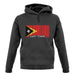 East Timor  Barcode Style Flag unisex hoodie