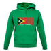 East Timor  Barcode Style Flag unisex hoodie