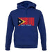 East Timor  Barcode Style Flag unisex hoodie