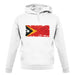 East Timor Grunge Style Flag unisex hoodie