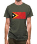 East Timor Grunge Style Flag Mens T-Shirt