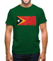 East Timor Grunge Style Flag Mens T-Shirt