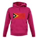 East Timor Grunge Style Flag unisex hoodie