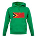 East Timor Grunge Style Flag unisex hoodie