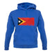 East Timor Grunge Style Flag unisex hoodie