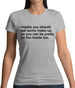 Eat Make-up Womens T-Shirt