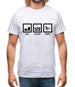 Eat Sleep Bmx Mens T-Shirt