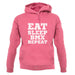 Eat Sleep Bmx Repeat unisex hoodie