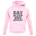 Eat Sleep Bmx Repeat unisex hoodie