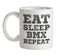 Eat Sleep BMX Repeat Ceramic Mug