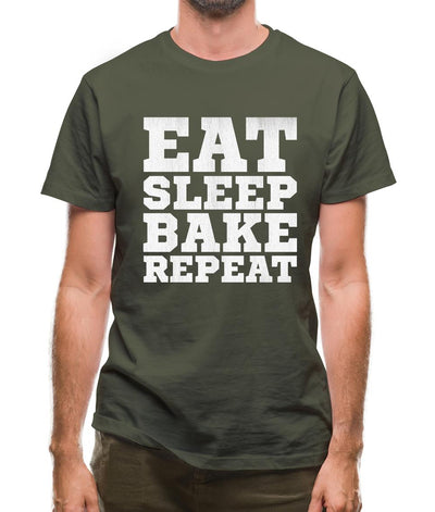Eat Sleep Bake REPEAT Mens T-Shirt