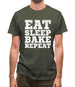 Eat Sleep Bake REPEAT Mens T-Shirt