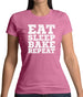 Eat Sleep Bake REPEAT Womens T-Shirt