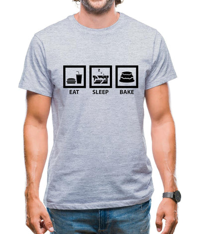 Eat Sleep Bake Mens T-Shirt