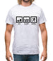 Eat Sleep Bowl Mens T-Shirt