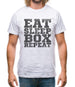 Eat Sleep Box REPEAT Mens T-Shirt