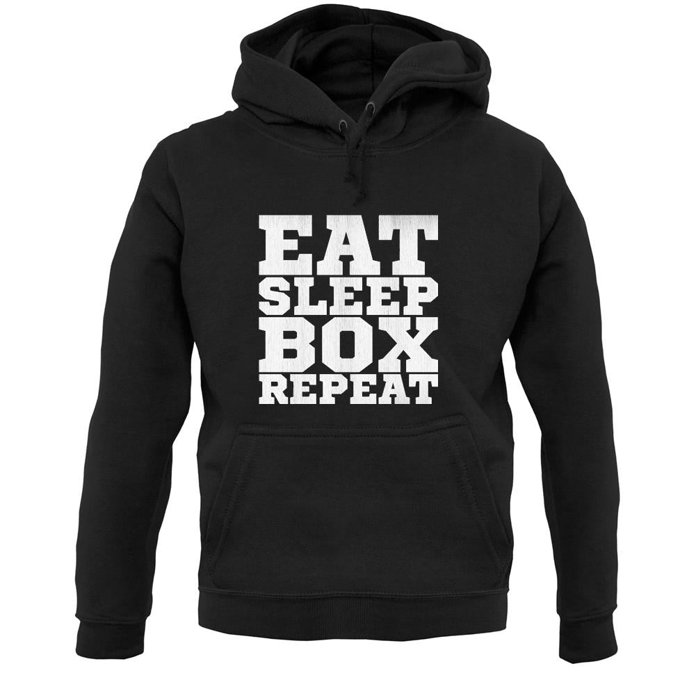 Eat Sleep Box REPEAT Unisex Hoodie