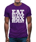 Eat Sleep Box REPEAT Mens T-Shirt