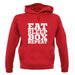 Eat Sleep Box REPEAT unisex hoodie